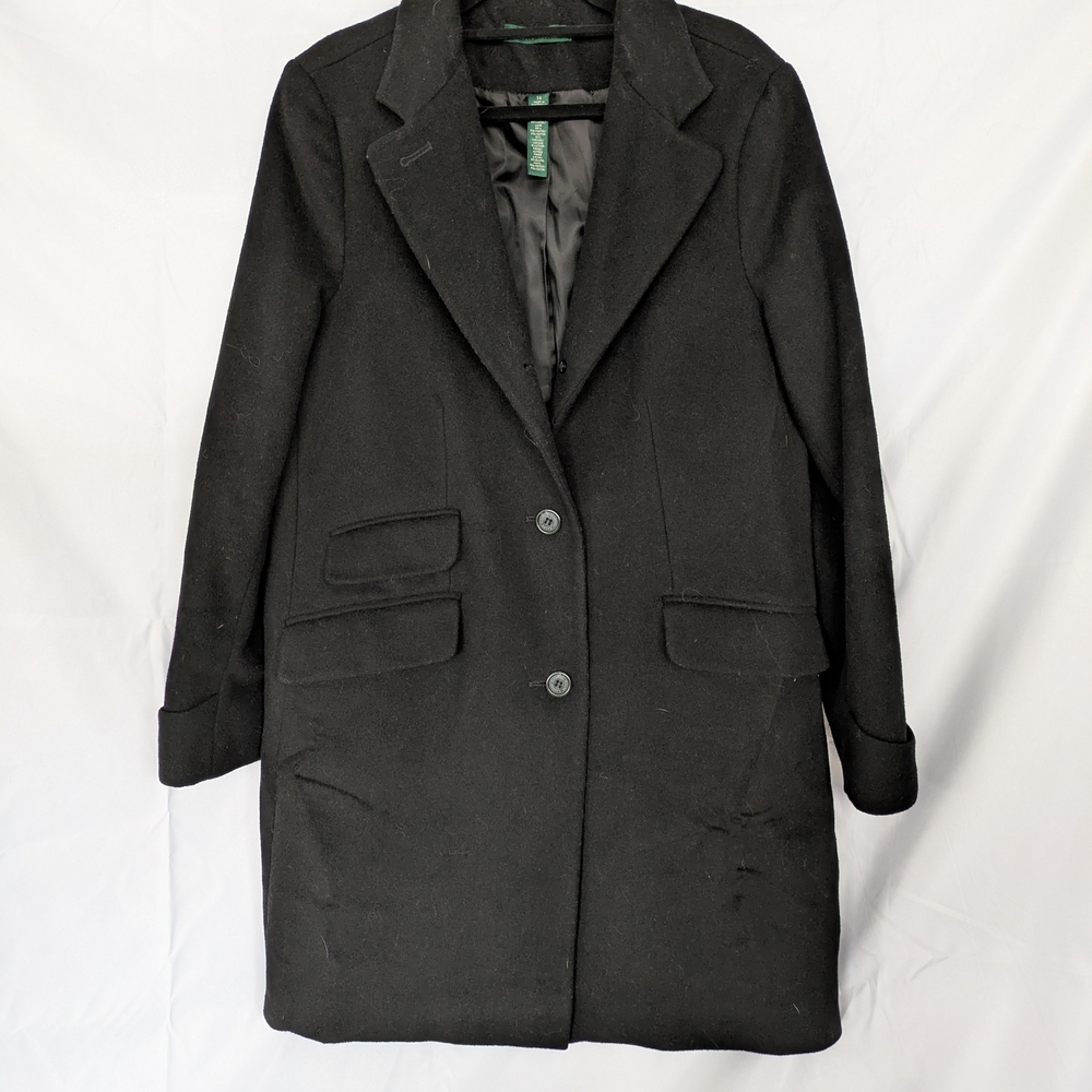 Ralph Lauren Classic Black Trench Coat
